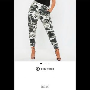 Camo cargo pants